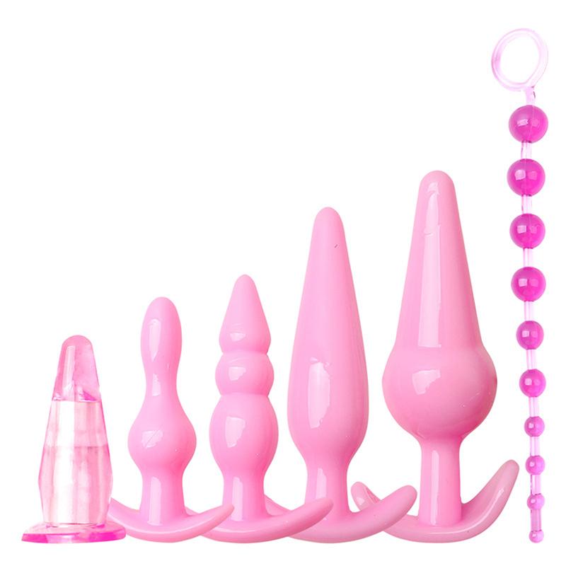 Butt Plug Set 4/5/6/9Pcs Different Shapes Anal Expander Prostate Stimulator Plug Anal Dilator for Adults Sexual Wellness Toys