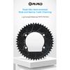 RIRO 4-Bolts 110BCD Single Chainring, 46/48/50/52/54/56/58T Road Bike Chainwheel, Compatible with Shimano 105/FC-R7000/R8000