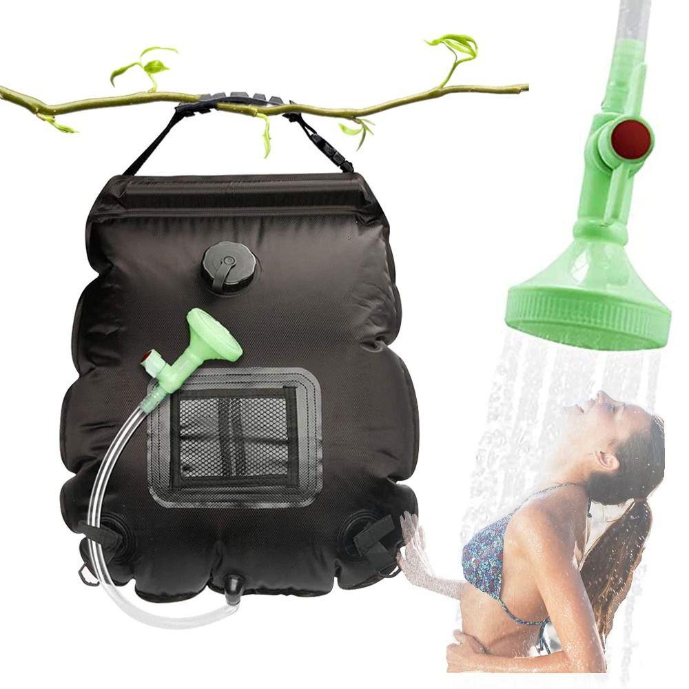 

20L Water Shower Bags Water Storage Outdoor Bathing Bags Easy To Use Solar Shower Bag Swimming Basic Style