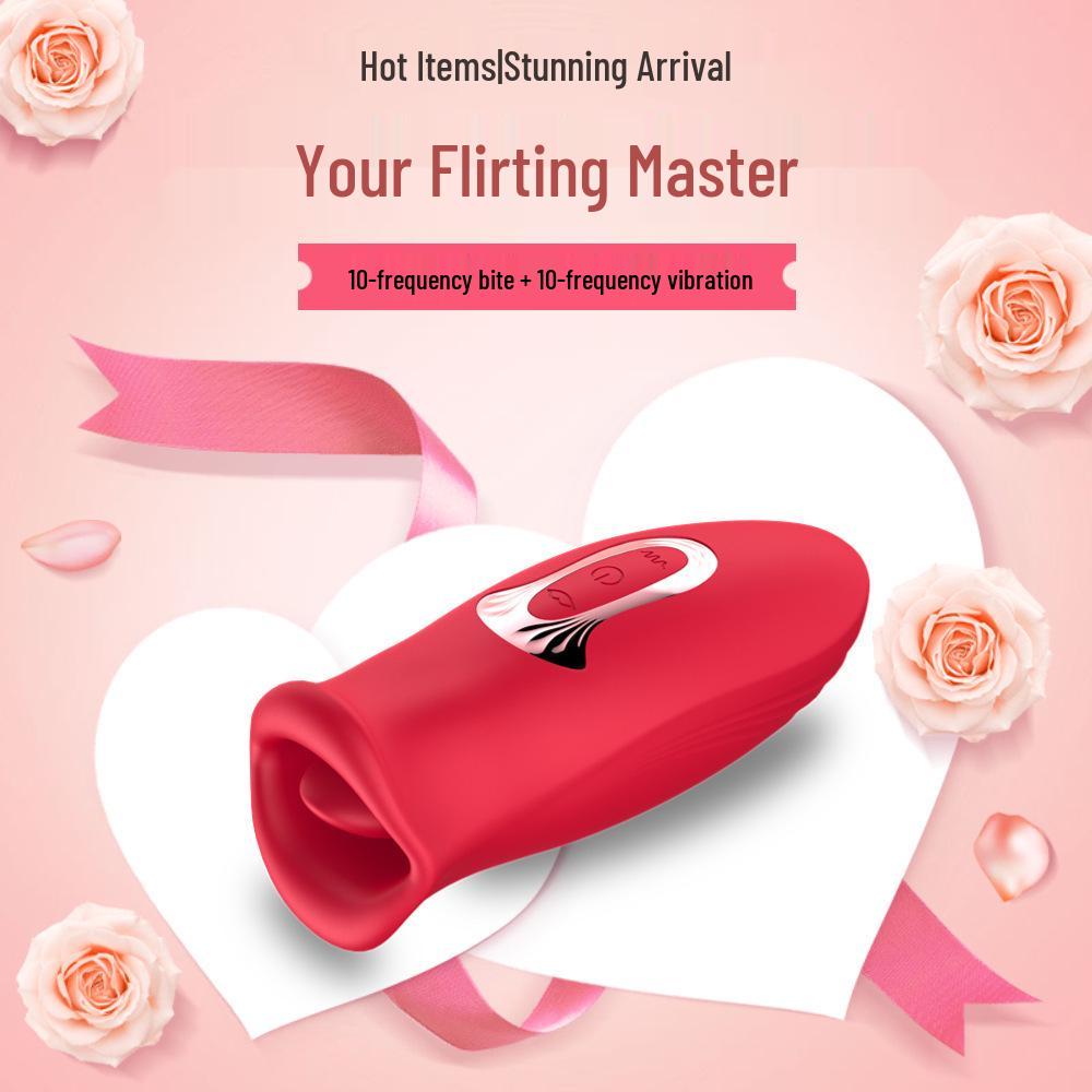 Women's Multi-Frequency Clitoral Stimulator with Licking and Vibration