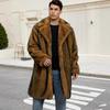 New Coat Men's Long Winter Casual Plush Coat