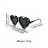 New men's and women's Halloween party skeleton ghost sunglasses pearl letter ghost glasses