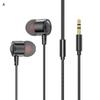 Wired Earbud Wire Control Plug Play Noise Reduction Stereo Surround Music Playing Straight Jack 3.5mm/Type-C Heavy Bass Wired Earphone for Home