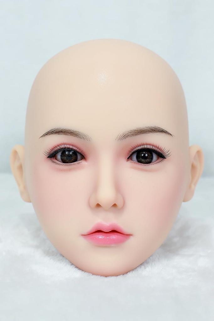 Nur Kopffigur Silikonkopf Nur Kopf Perückentyp 2 Verbindungsarten Perückentyp Nummer 100% GJ-055