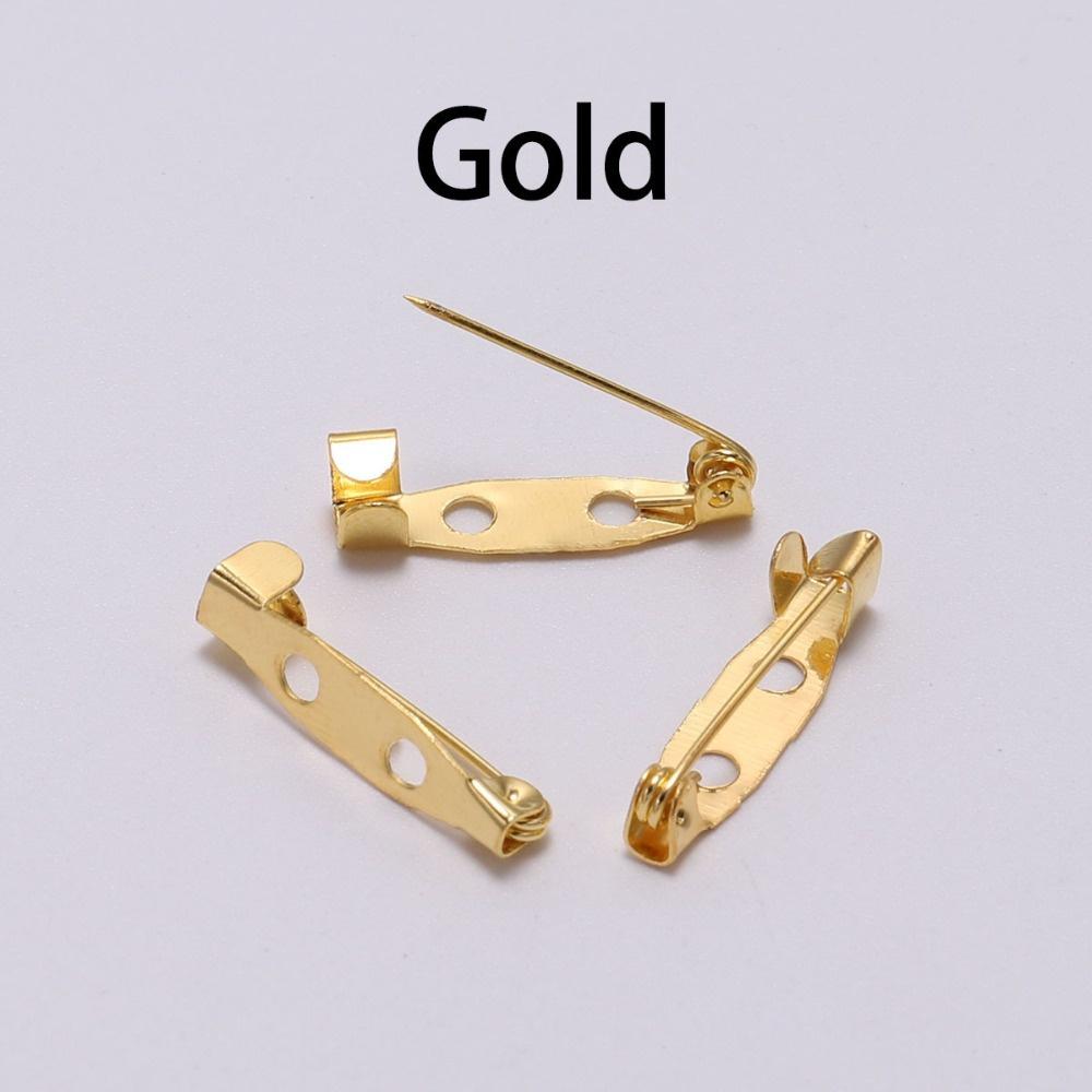 

25 шт./упак. 15, 20, 25, 30, 35 мм, зажим для броши, базовые булавки, булавки, настройки броши, пустая основа для DIY, принадлежности для изготовления ювелирных изделий 3.5CM-25PCS/Pack золотой