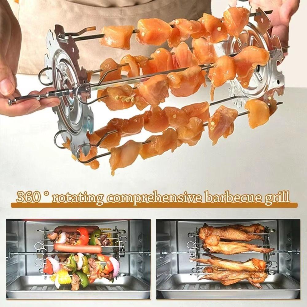 Žáruvzdorný otočný gril Odnímatelný design BBQ otočný koš Kuchyně