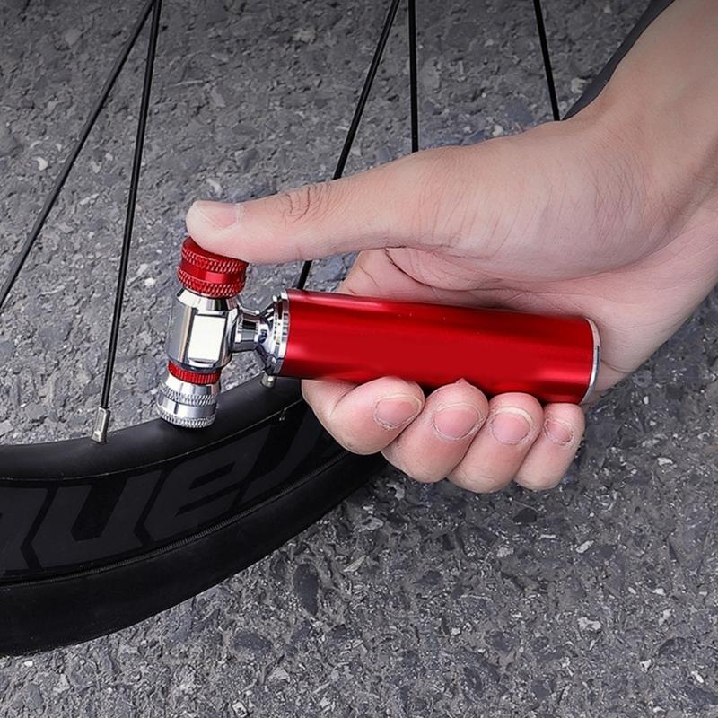 Small Bike Pump Portables Pumps Bicycles Motorcycle Tire Pump Compacts Pump for Road Bike