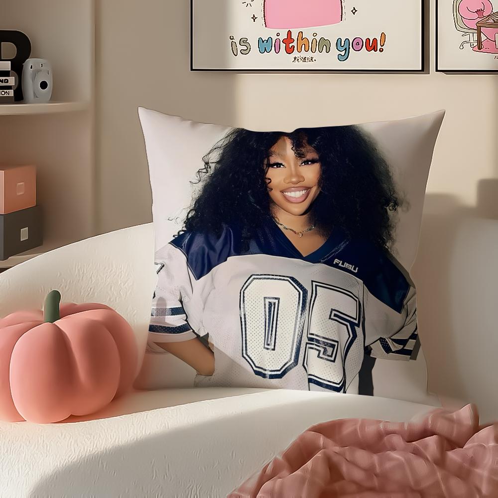 American Star SSZA Cushion Cover Pillowcase Short Plush Invisible zipper Room Sofa Cushion Cover