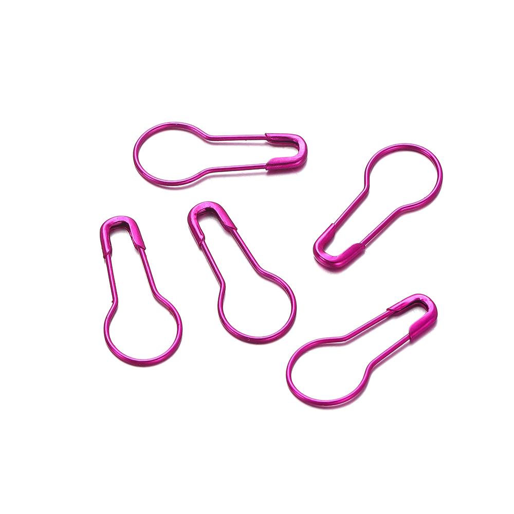 50/100pcs/Lot Colorful Gourd Shape Safety Pins Paper Clip DIY Sewing Tools Metal Needles Large Safety Pin Brooch Accessories