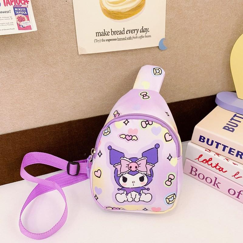 Trendy Japanese Style Cartoon Kindergarten Mini Crossbody Bag For Young Girls