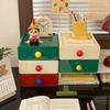 Dopamine Storage Box Household Miscellaneous Items Office Desk Multifunctional Storage Desktop Dustproof Drawer Stackable Design