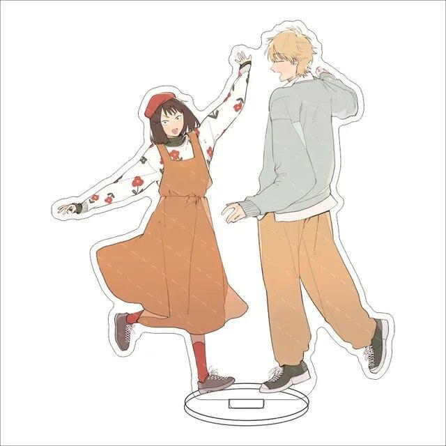 Manga Anime Skip und Loafer Cosplay Stand Modell Platte Schlüsselanhänger Niedlich Shima Sousuke Iwamura Mitsumi Acryl Schreibtisch Display