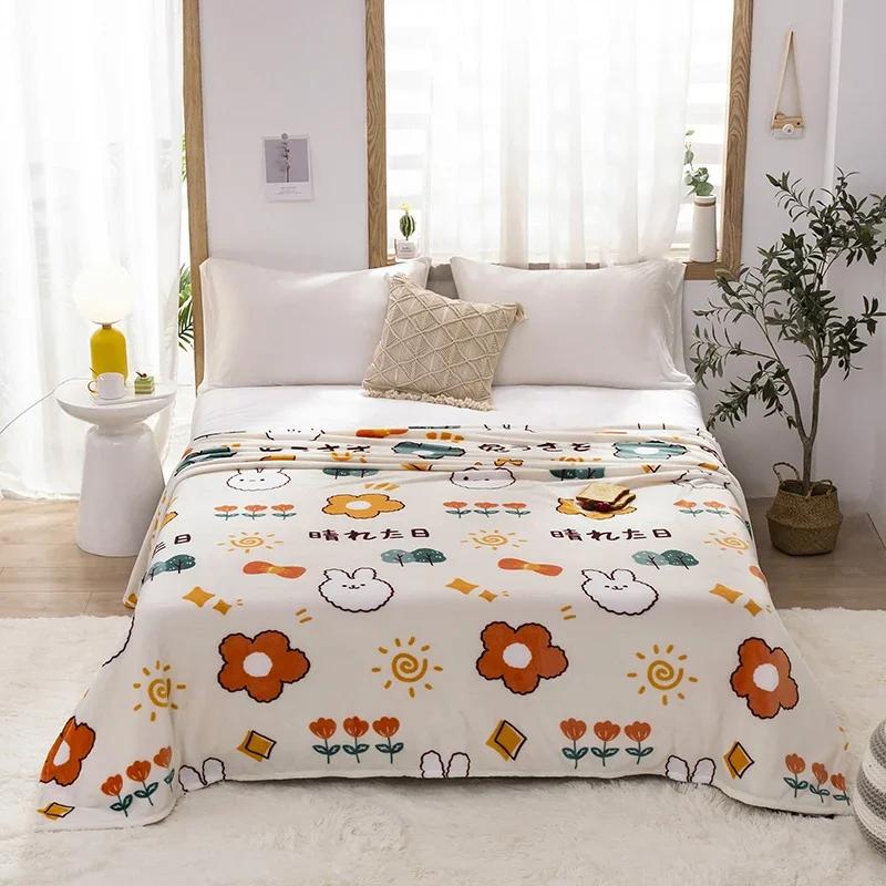 Stars Starry Sky Blanket Bedspread Warm Soft Flannel Print Throw Blankets Suitable for Sofa/Bed/Car Portable Blanket All Season