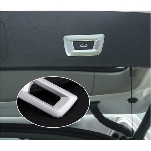 Silver Electric Tailgate Button Frame Trim 1PCS For BMW X3 G01 X4 G02 2018-