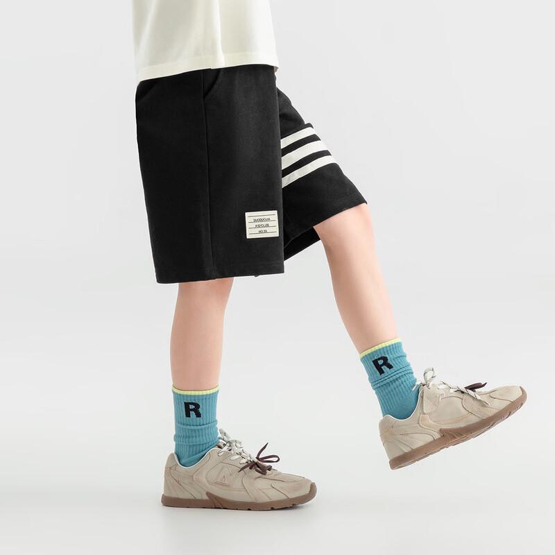 Duoduojia American College Style Boy s Cotton Sports Shorts 120