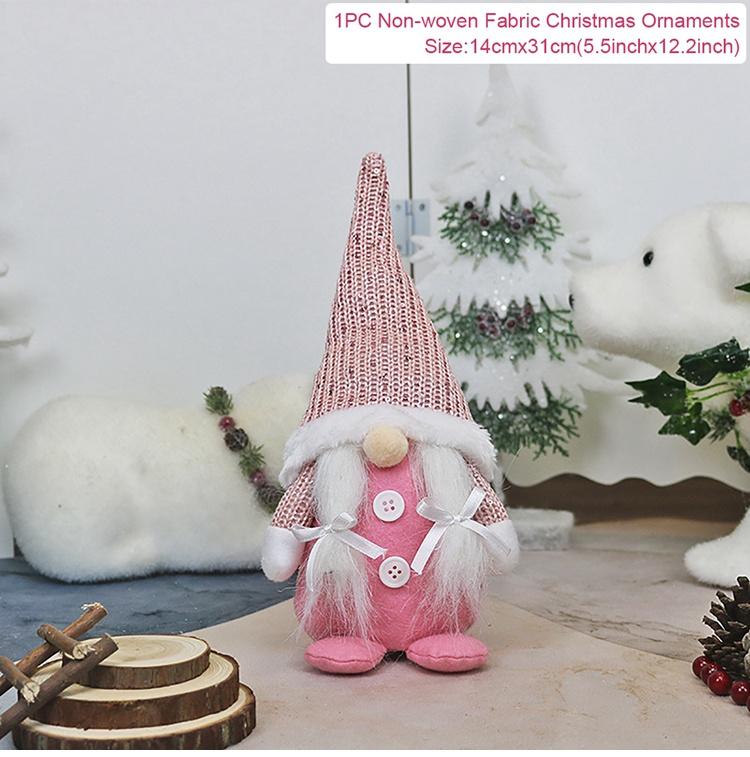 Christmas Gnomes Elf Doll Christmas Decorations 2025 Christmas Ornaments Home Decoration Xmas Gifts Navidad Natal New Year 2025