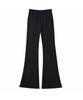 KOLEAT Long Slim Elastic Bootcut Slacks [Black] Wide Flare Pants Ver.