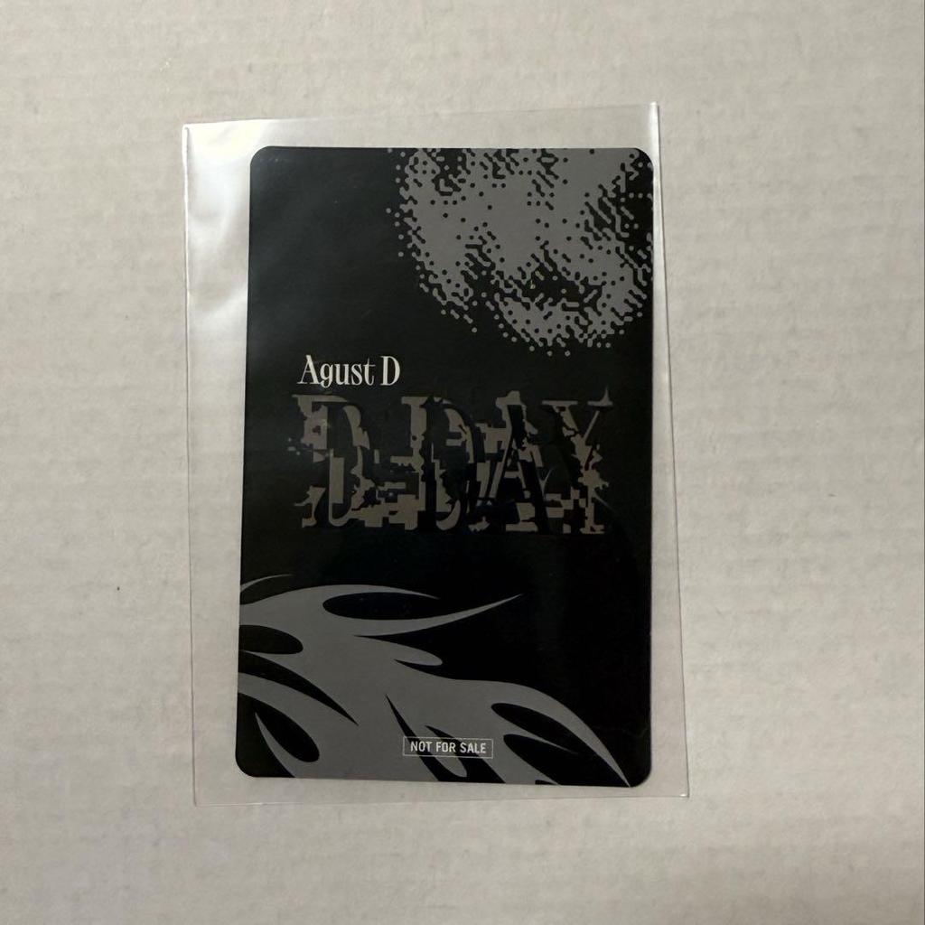 [USED] SUGA Agust D D-DAY Lucky Drop Trading Card Universal Studios Japan