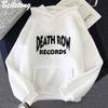 Cool Death Row Records LOGO Men Hoddie Fashion Casual Hoodies Long Sleeve Women/men Spring/Autumn Sweatshirt Harajuku Hip Hop