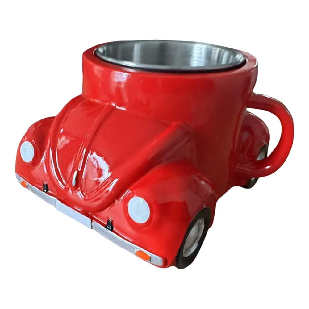 150ml Creative Coffee Mug Car Shaped Heat Resist Funny Coffee Cup Novelty Drinkware Mens Birthday Gifts for Home Offfice Decor