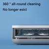 Plastic Ultrasonic Cleaning Machine Multipurpose Glasses Cleaning Box Portable Electric Simple Operation for Everyday Objects