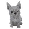 Dog Garden Statues DIY Lifelike Prevent Cracking Resin Dog Statues Home Decor for Courtyard Lawn Sitting Dog