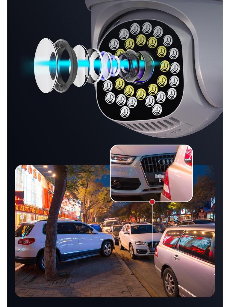 JOAN 360° Dual-Lens 4G Outdoor Camera: HD, Remote Access, Waterproof