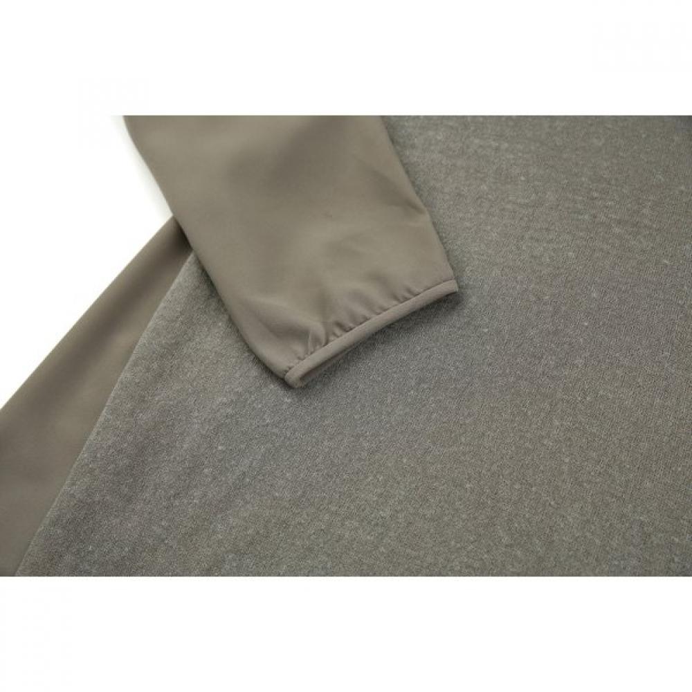 Furina Double Layer Round Blouse Shiring