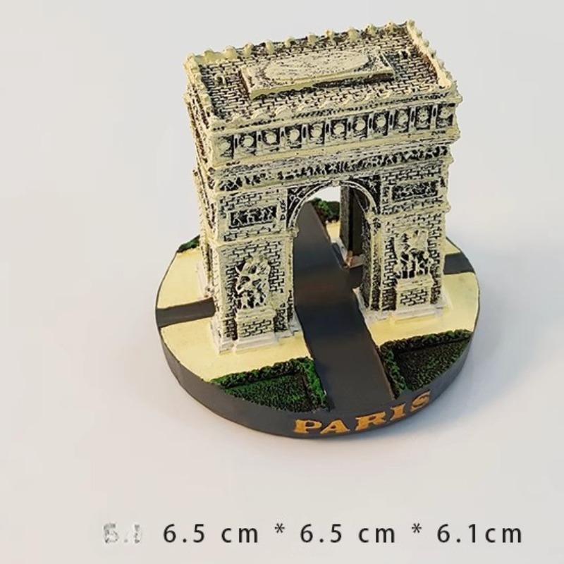 Egypt Tunisia Travelling Souvenirs Arc de Triomphe Figurines Desk Ornaments Wedding Birthday Gifts Home Decoration Miniatures