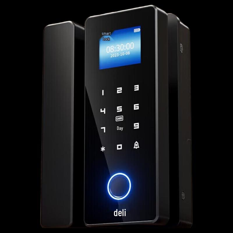 Deli AL100 Smart Fingerprint Lock for Glass Doors