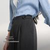 Sancai Petite High-Waist Commuter Suit Pants