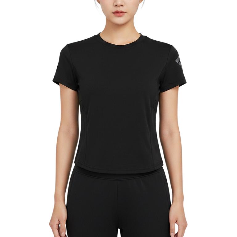 Adidas Fos Round Neck Pullover Comfortable Short Sleeve Simple Regular Sleeve T-Shirt Women tops KW0112 S