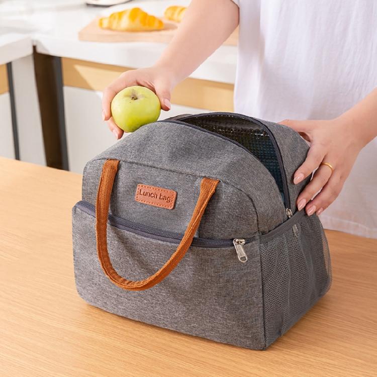 Practical Oxford Fabric Lunch Carriers Temperature Control Food Bags For Students And Family Gatherings