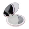 Ultra Violet Camera Makeup Mirror Brightness Touch Control 2X Magnification 3.5in Portable Makeup Mirror for Travel