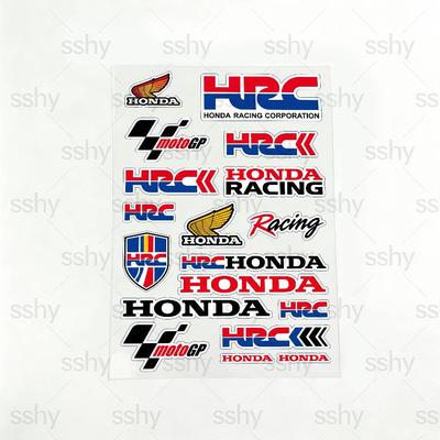 FOR HONDA HRC H WING Reflective Motorcycle Stickers Waterproof Vinyl Decals for Motorbike Helmet Fuel AEP Tank Bike