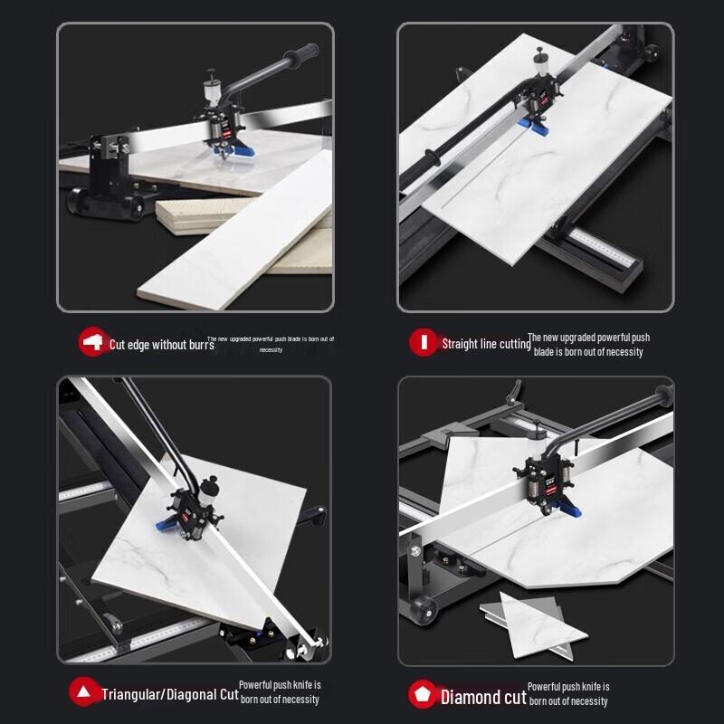 Goluomengduo 800MM All-Steel Manual Tile Cutter with Infrared CN Plug (adapter Included)