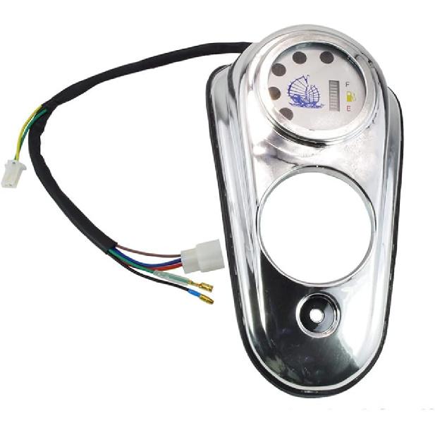 Motorcycle Oil Tank Gauge Assembly Compatible with LIF-an 150-11 QJ 150-3B Compatible with STO-rm Pri-nce EN150 Oil Meter Indicator Frame