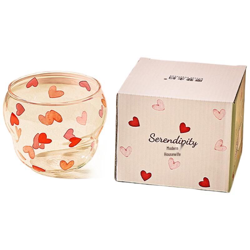 Modern Housewife High Temperature Glass Cups (Set of 2)