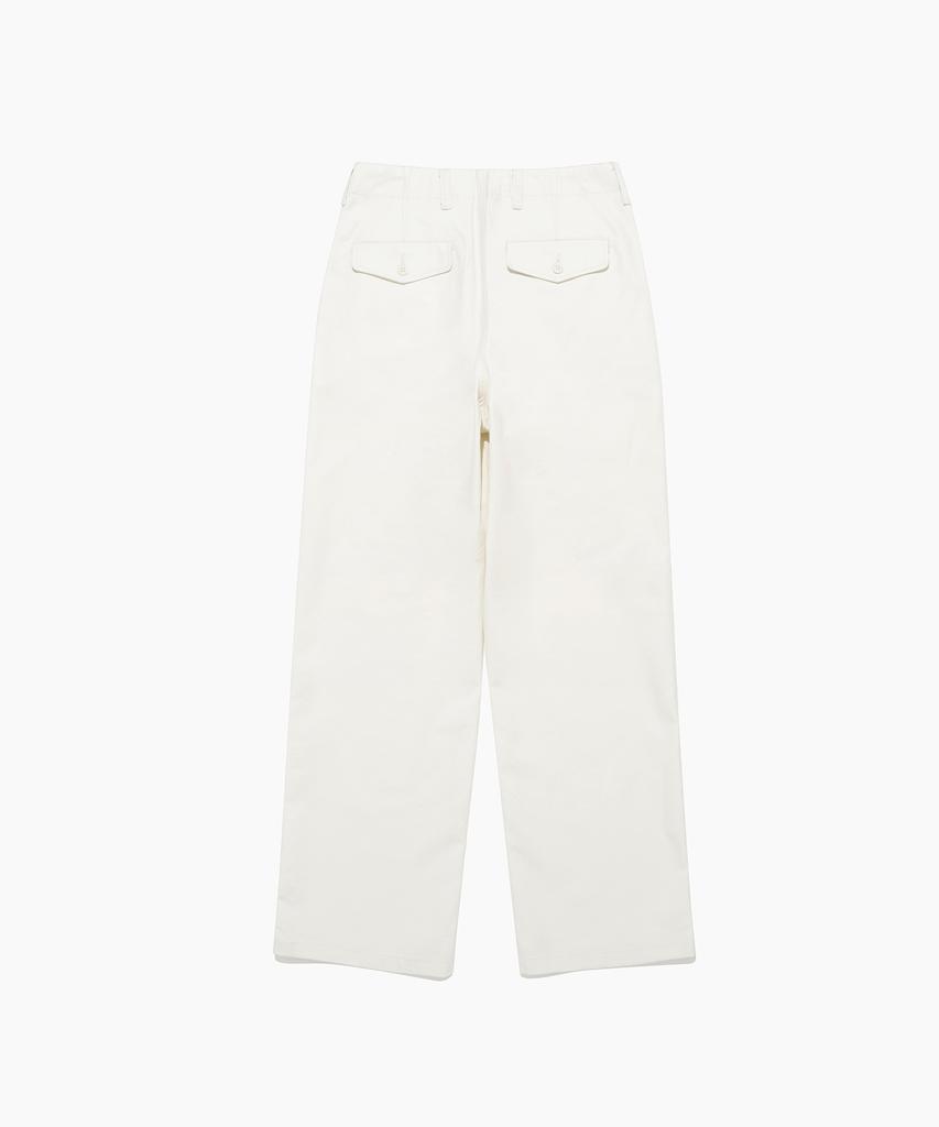 TTUDEMENT Coin Pocket Pants Ivory