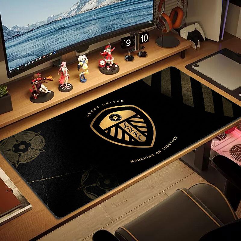 Leeds United Large Size Mouse Pad Large Gaming Table Cushion Non-slip Laptop Tablet Big Mousepad XXL Mat Mini PC Playmat With Lock edge
