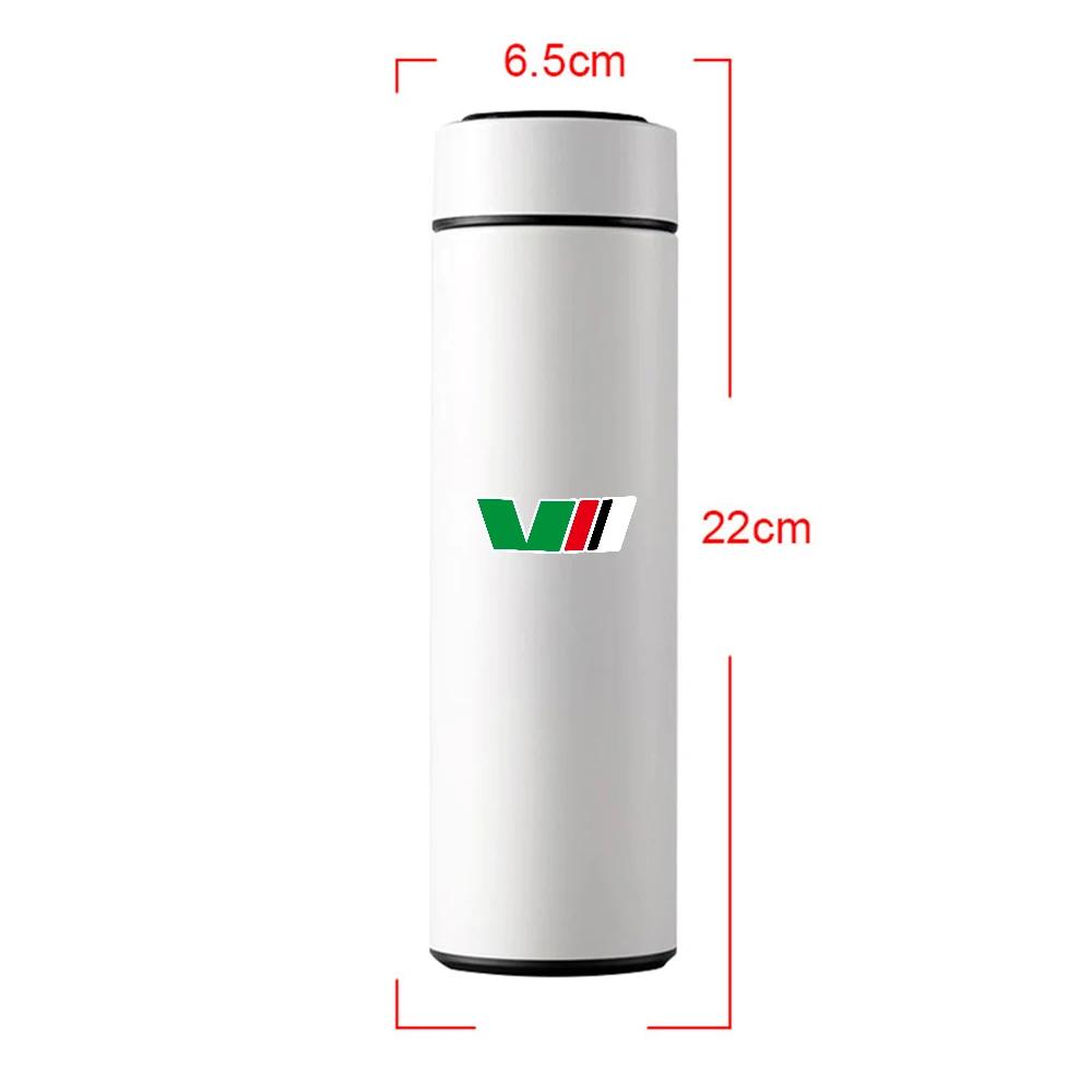 

Car Sticker 304 Stainless Steel Vacuum Insulated Intelligent Cup Thermos Bottle With Temperature Display For Skoda Yeti octavia 1pc