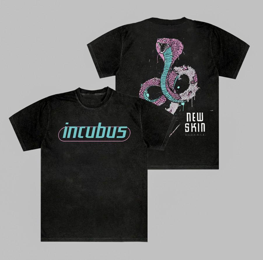 New Skin Snake Tee Incubus Band Unisex Cotton Tee Shirt SU255 Unisex T-Shirt XXL
