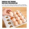 Transparent Egg Storage Container With Food Grade Material And 32 Egg Capacity Perfect For Kitchen Refrigerator Use