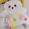 Large Capacity Plush Ghost Backpack Korean Style School Bag Sweet Doll Stuffed Plush Bag  Travel