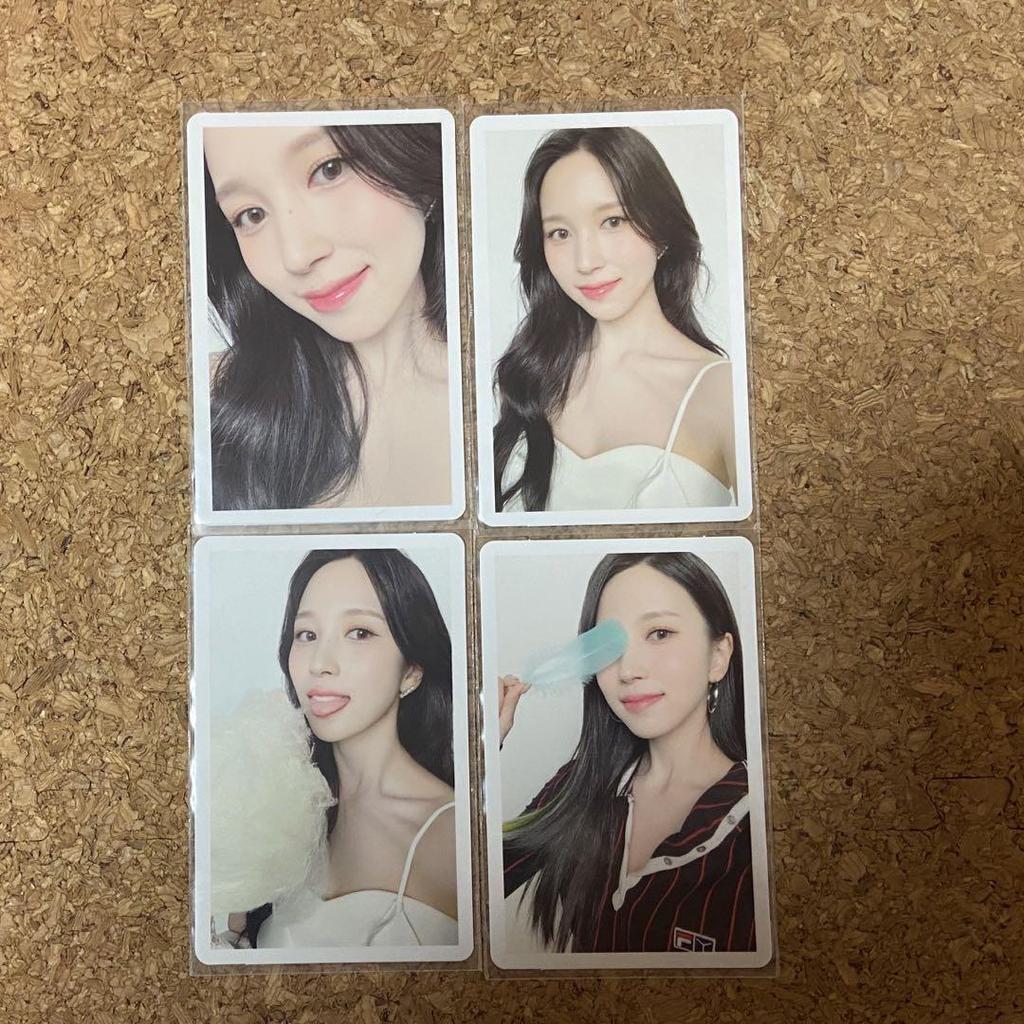 [USED] TWICE harehare Mina solo trading card