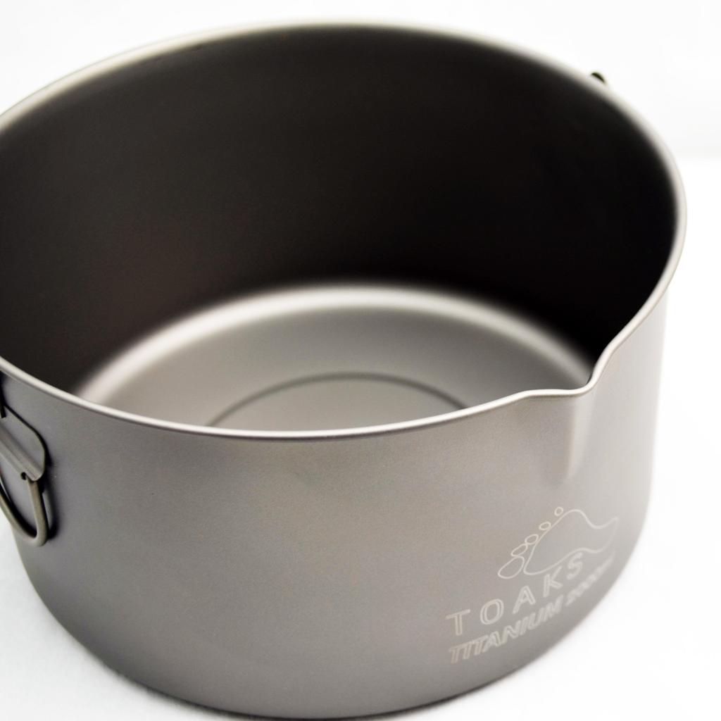 TOAKS Titanium 2000ml Pot with Bail Handle (TOAKS) POT-2000-BH