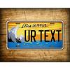 1pc Custom Text Louisiana Protect The Dolphins Metal Sign Tin Plate 12x6 Inch Outdoor Man Cave Wall Decor