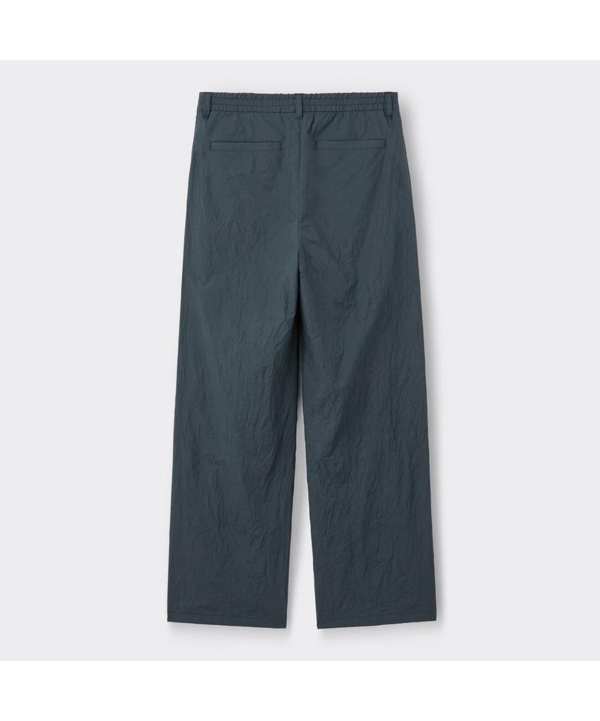 Keoseuuteommellou Gray Loose Fit Tucked Creased Pants Cwpam26431Gyx