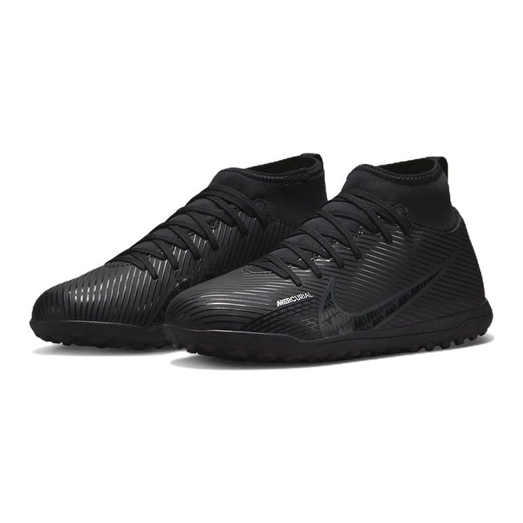 Nike Mercurial Superfly 9 Club TF GS Black Dark Smoke Grey Kids Sneakers Summit-White Volt DJ5954-001
