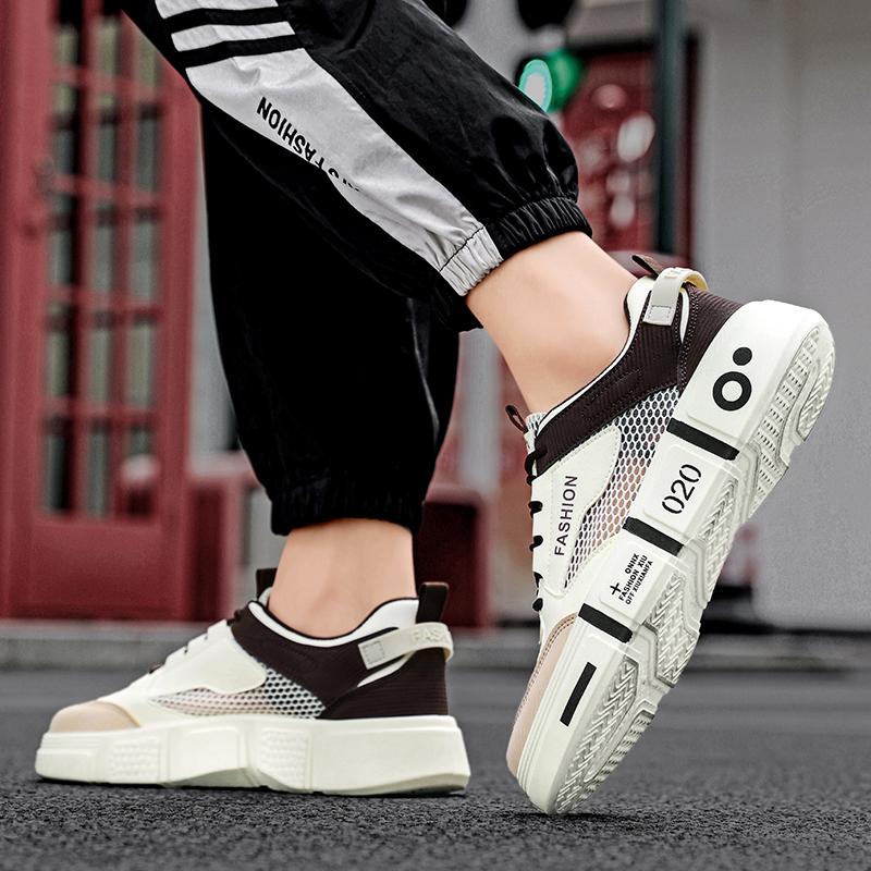Women Summer Skateboard Shoes Students Running Sneakers Men Casual Kids Sport Shoes Height Increase Plus Size